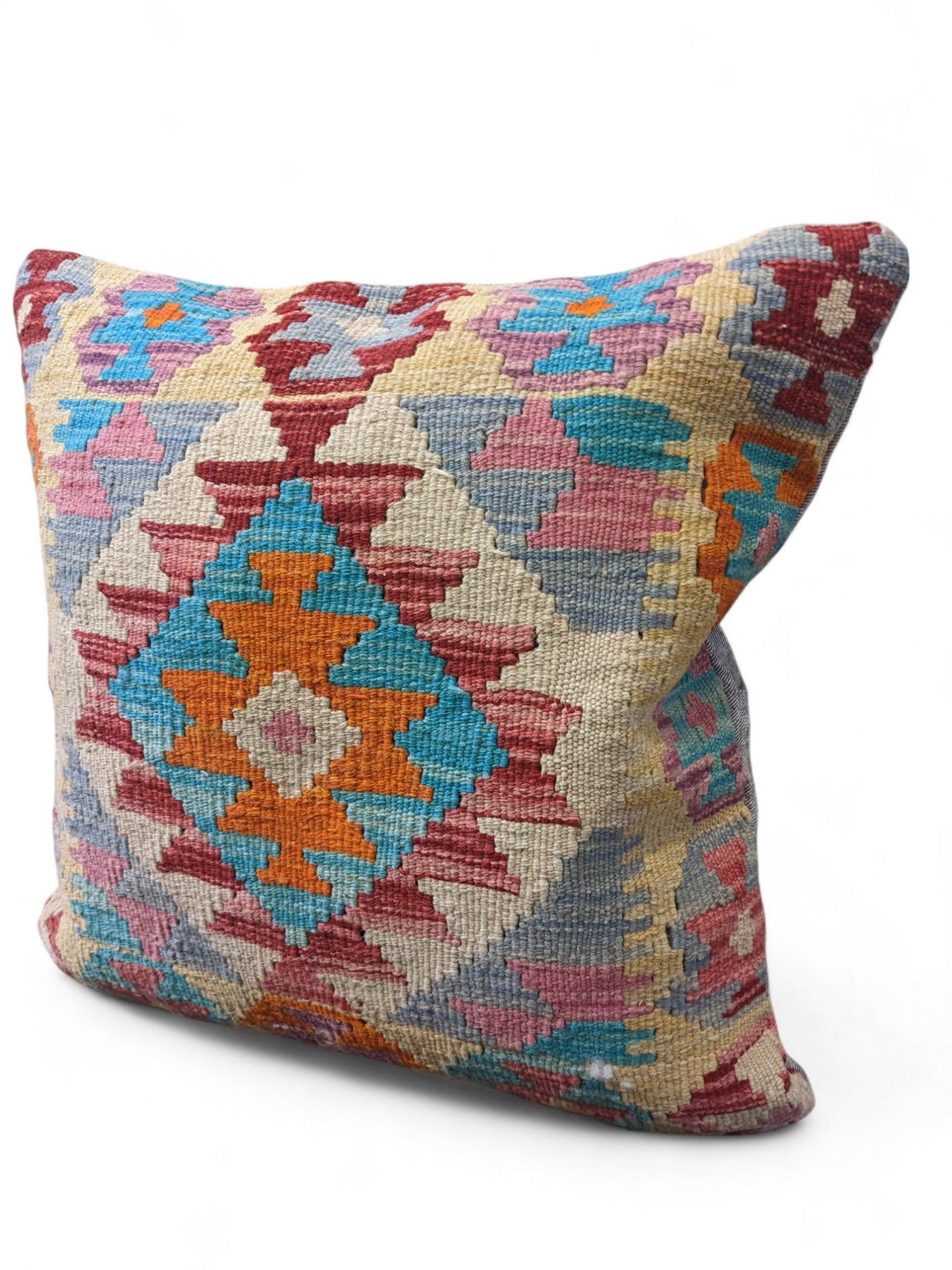 Afghan Kilim Cushion Cover - 45 x 45 cm