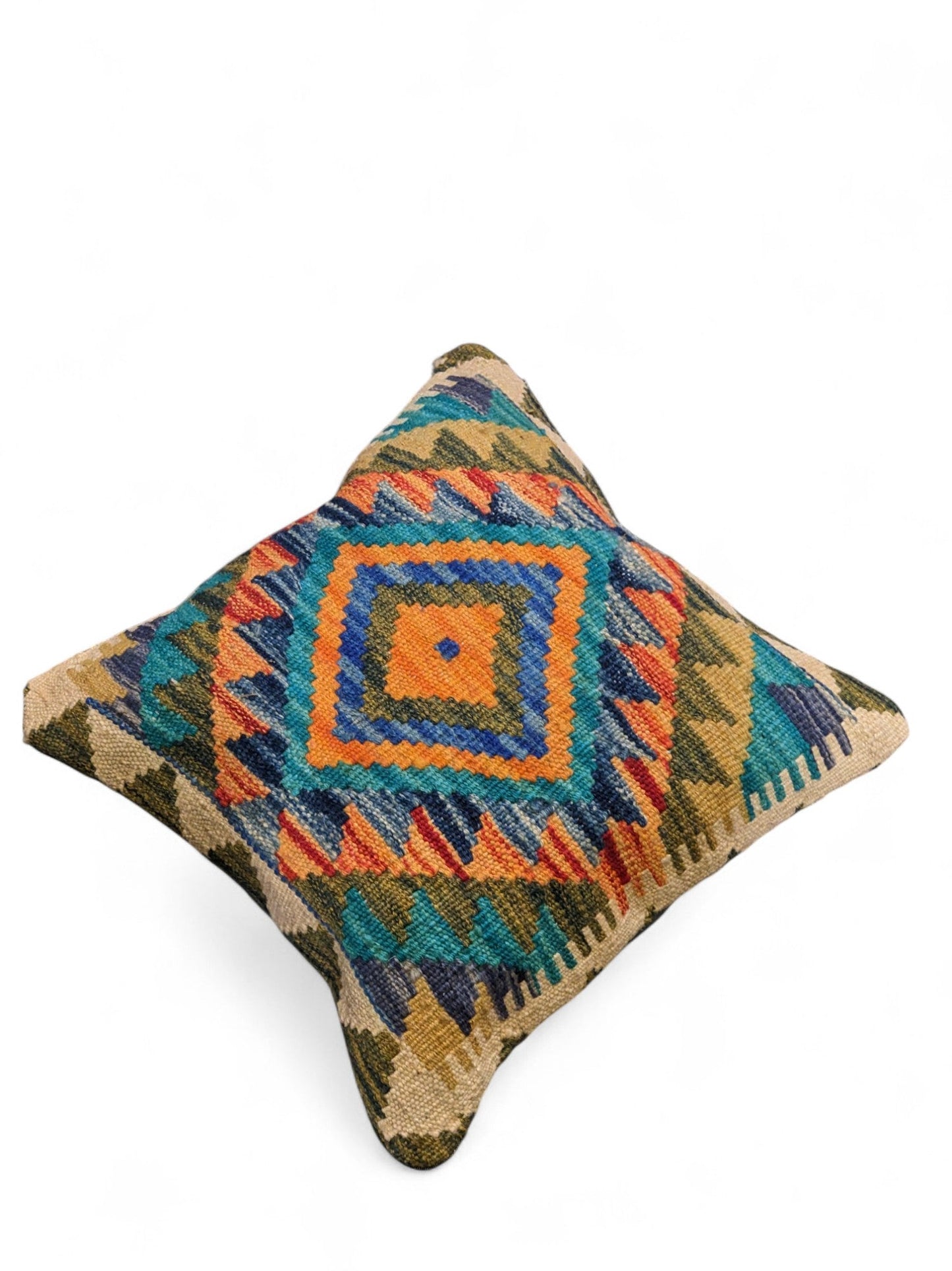 Afghan Kilim Cushion Cover - 45 x 45 cm