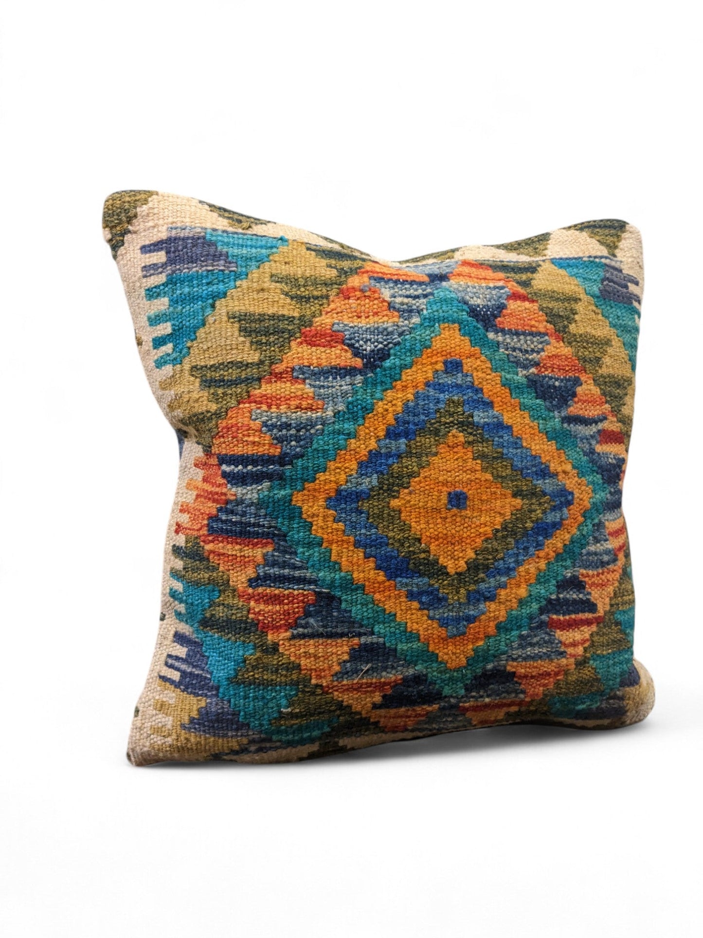 Afghan Kilim Cushion Cover - 45 x 45 cm