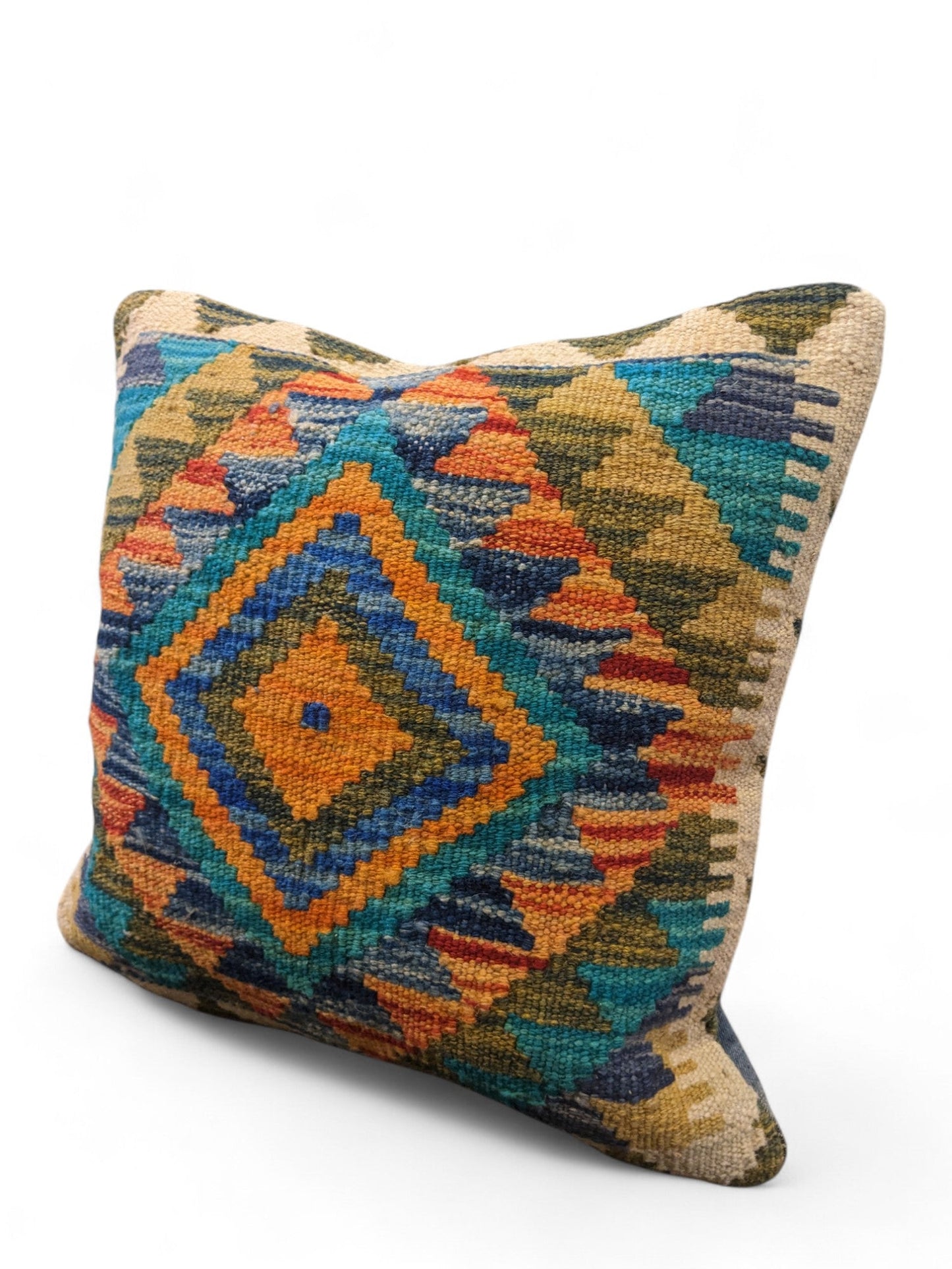 Afghan Kilim Cushion Cover - 45 x 45 cm