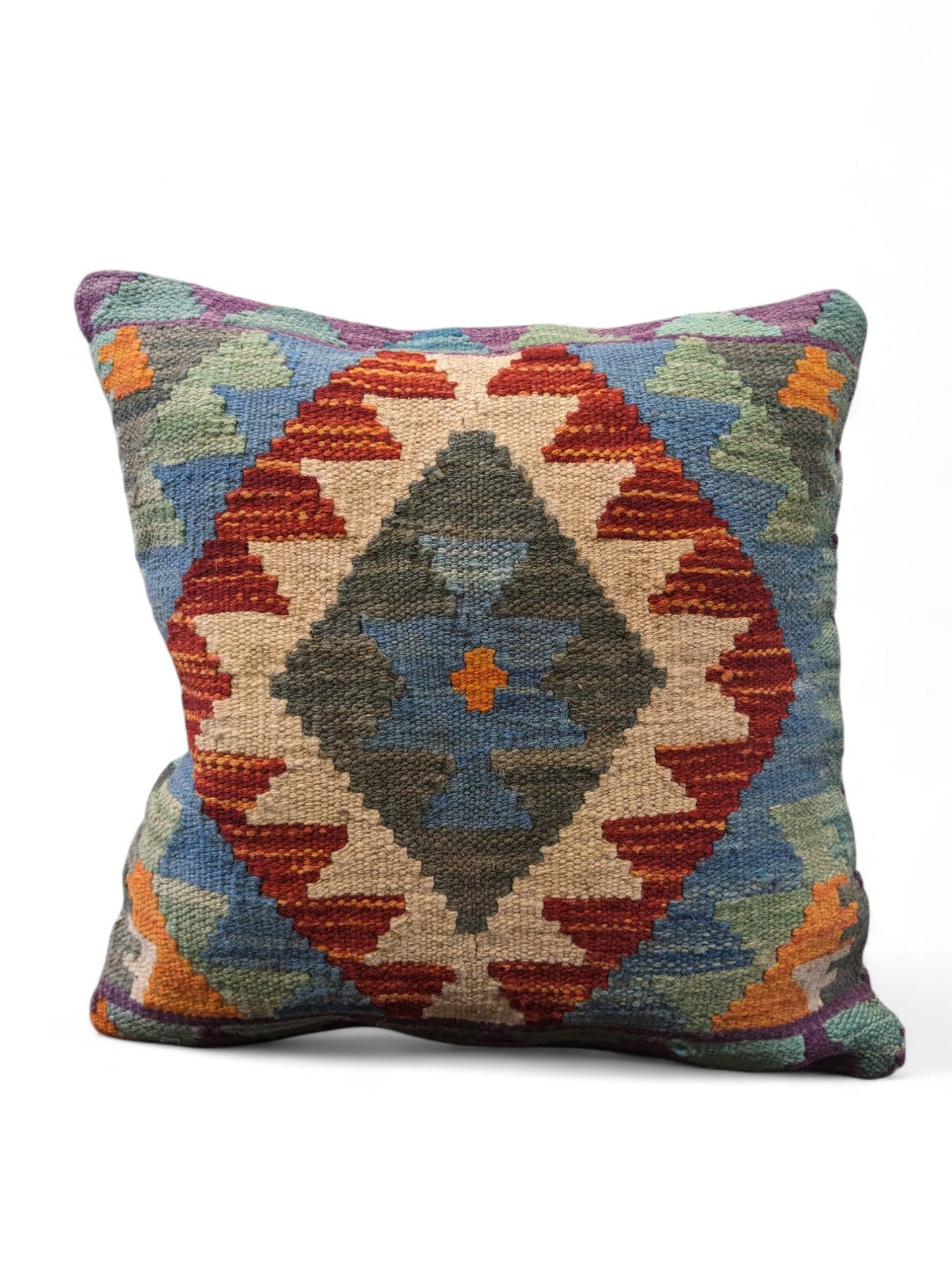 Afghan Kilim Cushion Cover - 45 x 45 cm