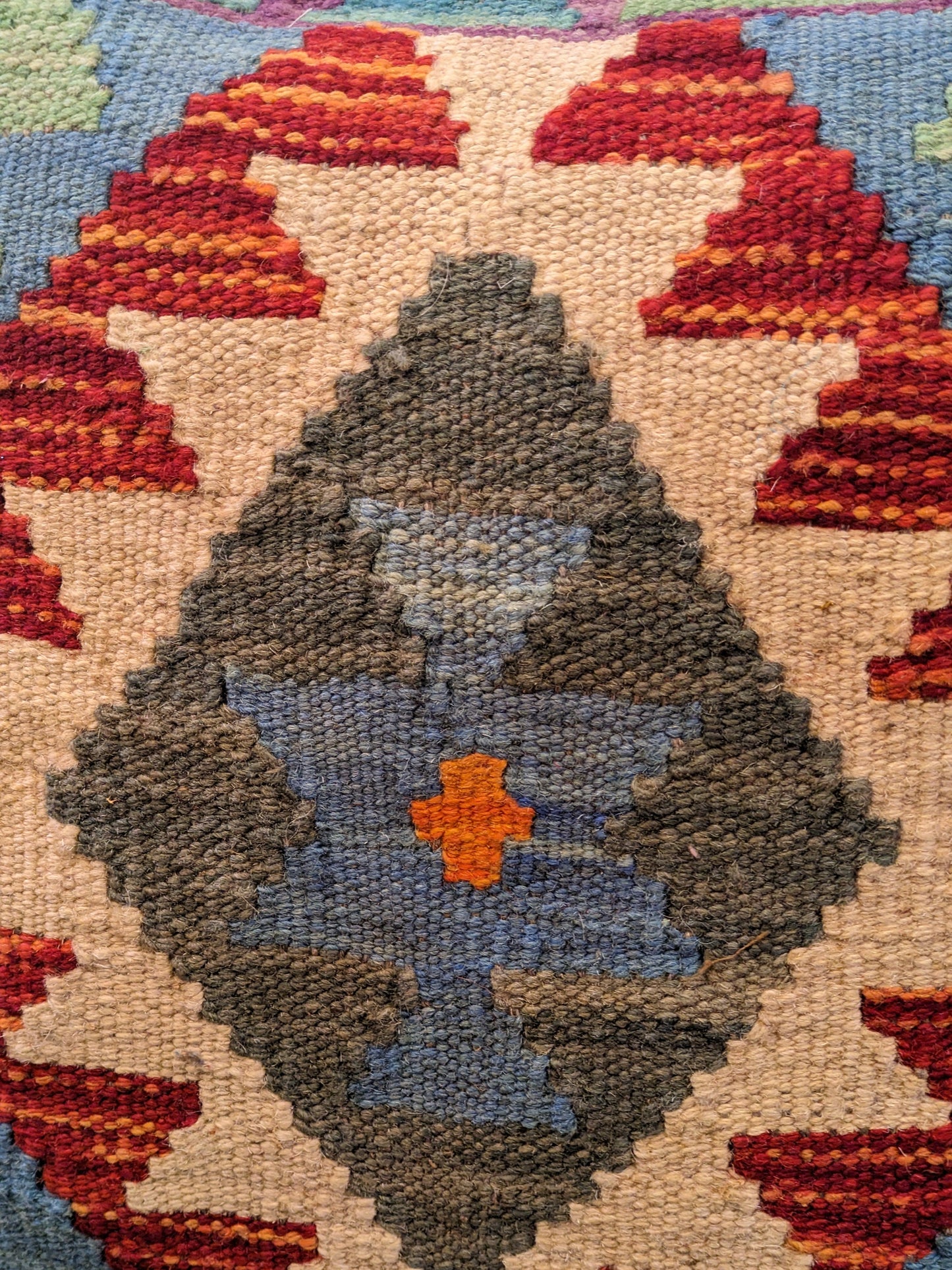 Afghan Kilim Cushion Cover - 45 x 45 cm