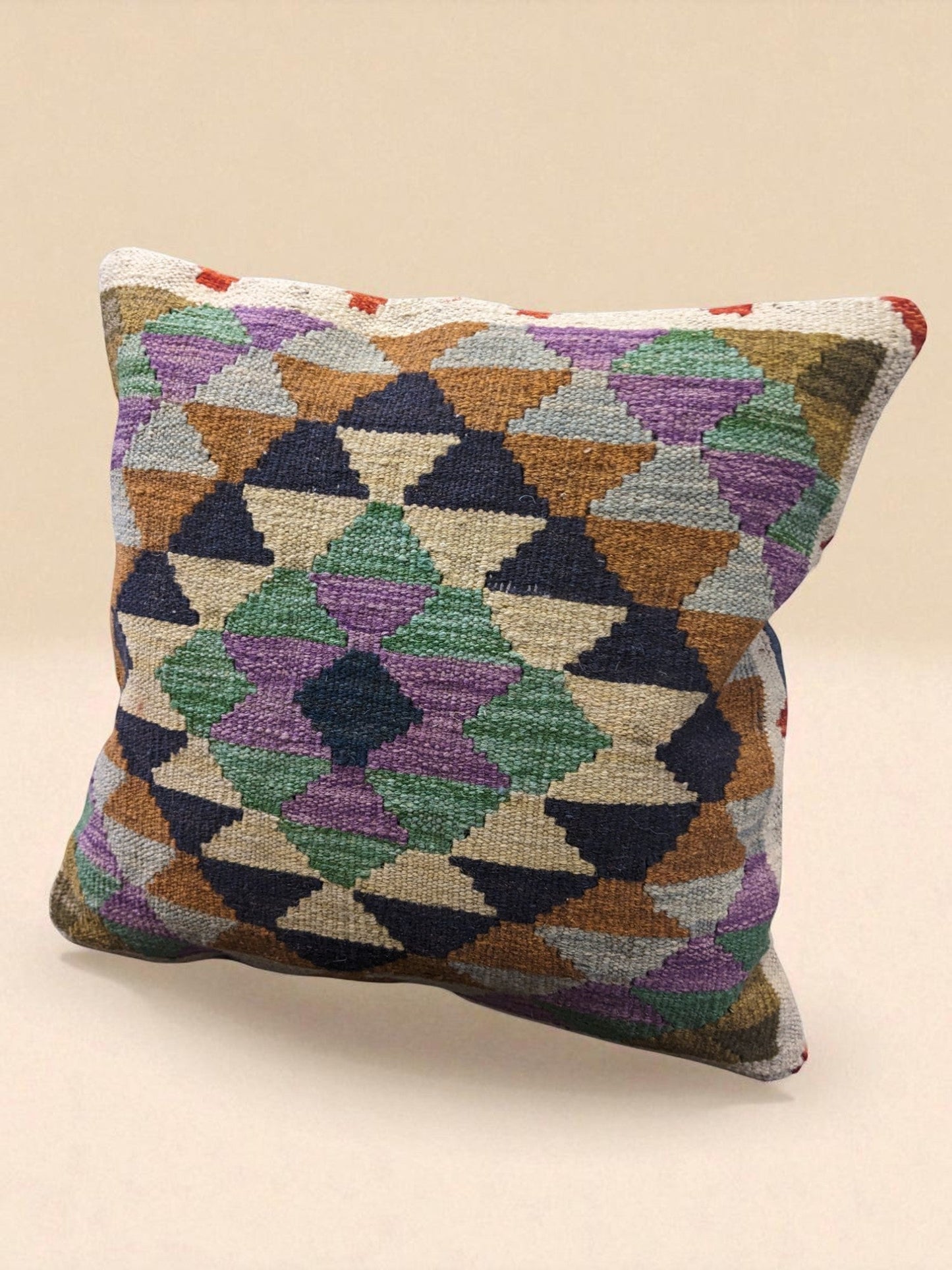 Afghan Kilim Cushion Cover - 45 x 45 cm