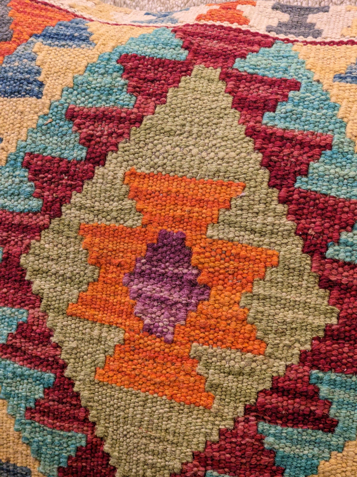 Afghan Kilim Cushion Cover - 45 x 45 cm