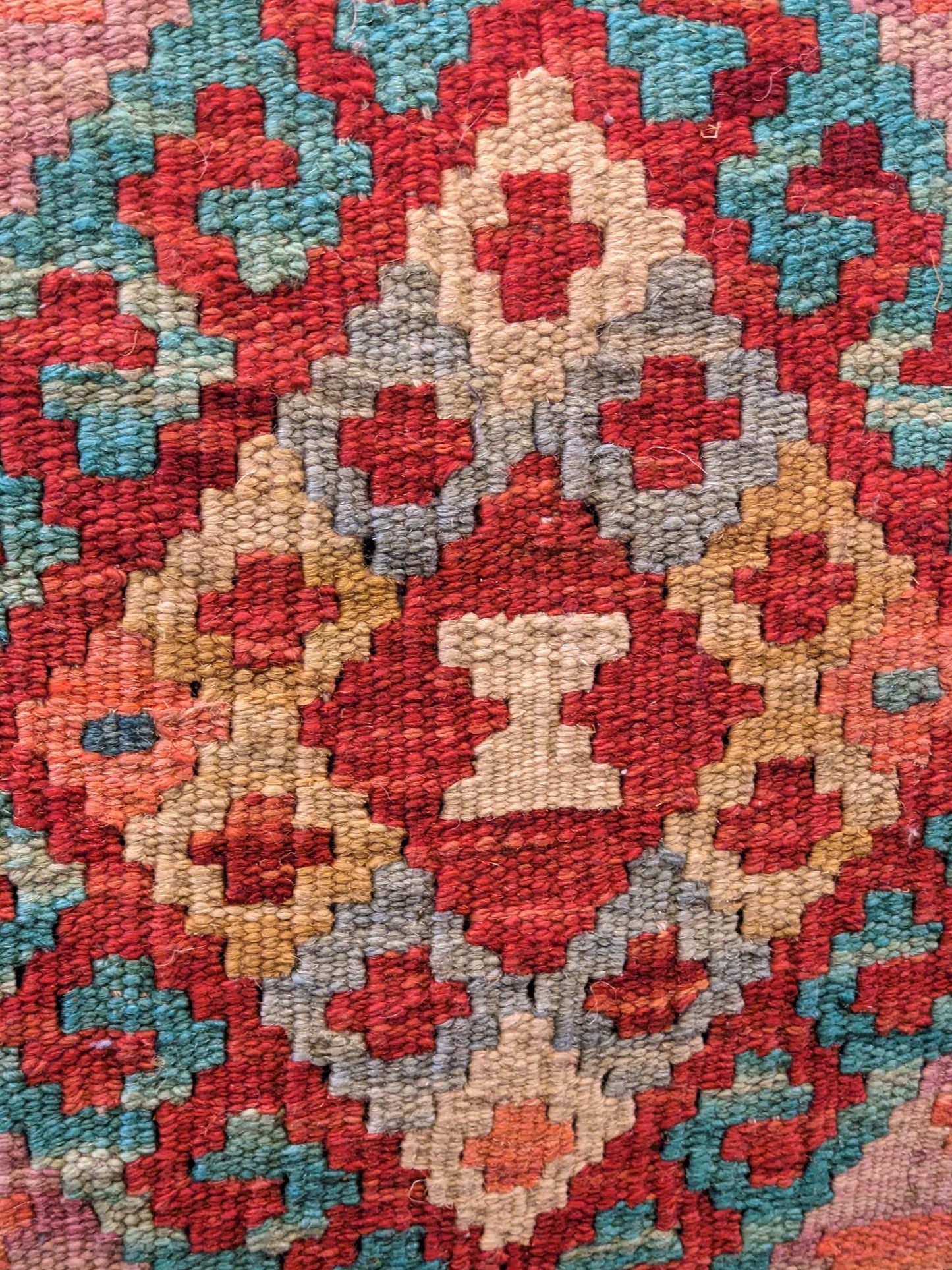 Afghan Kilim Cushion Cover - 45 x 45 cm