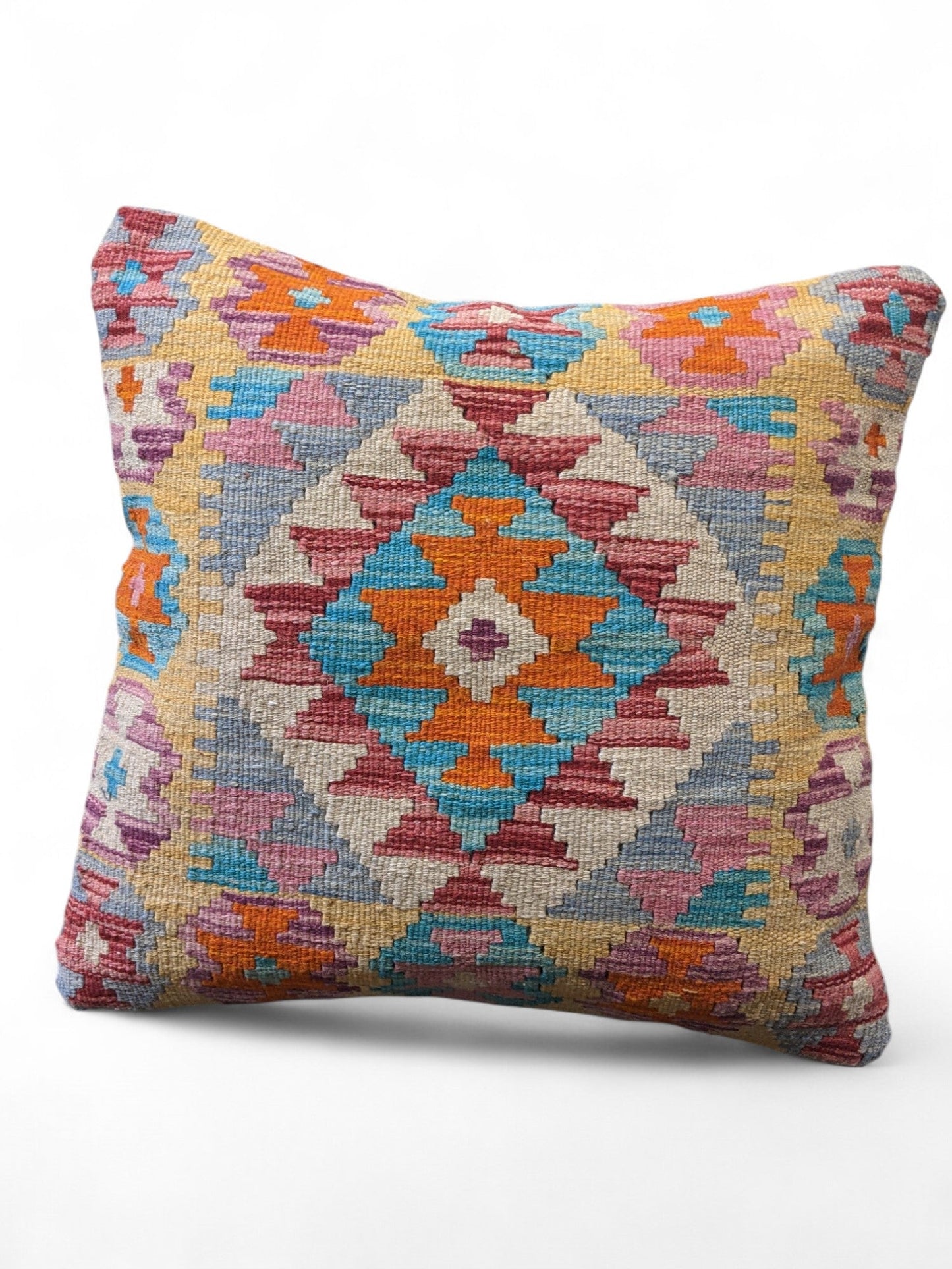 Afghan Kilim Cushion Cover - 45 x 45 cm