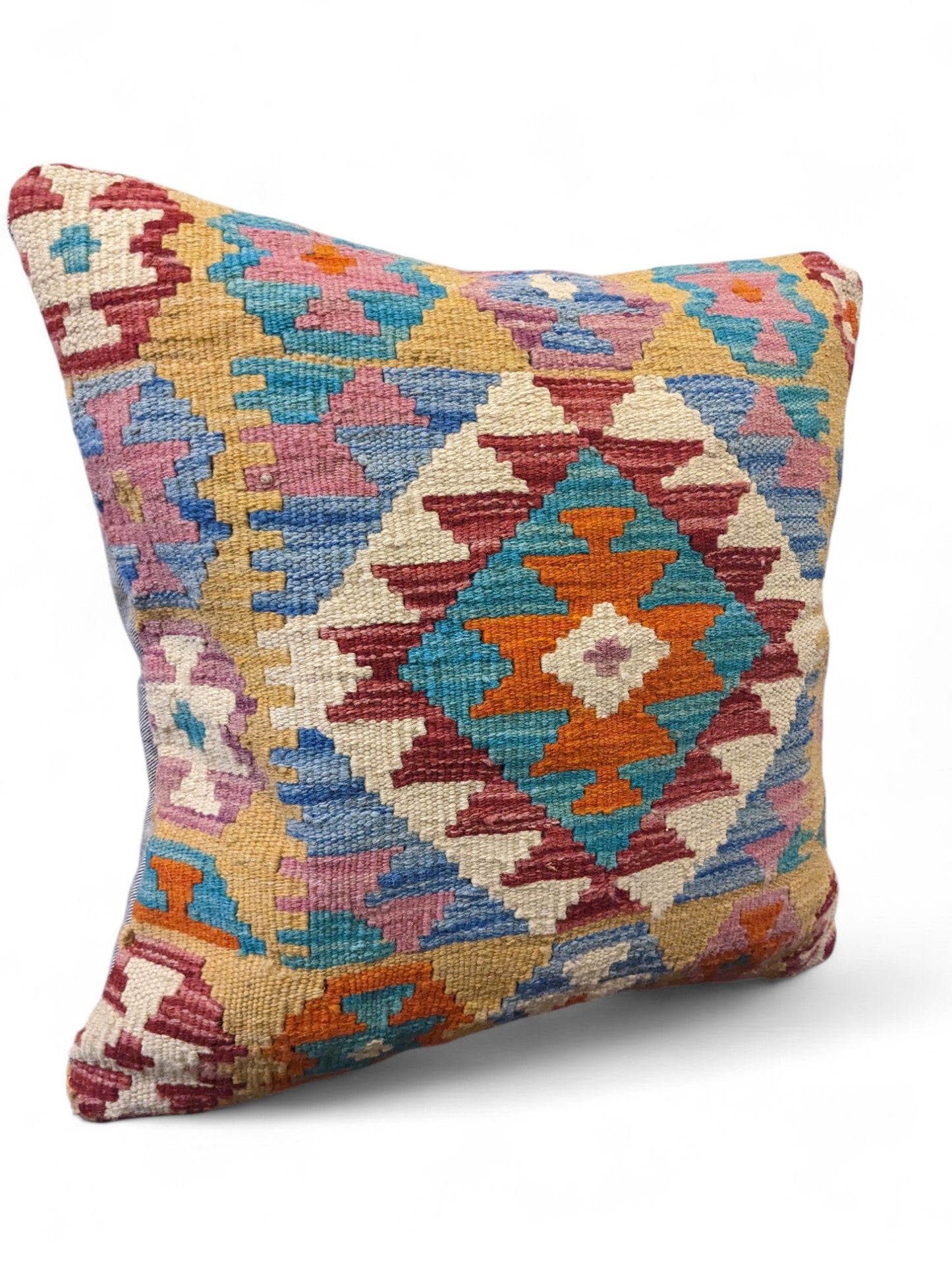 Afghan Kilim Cushion Cover - 45 x 45 cm