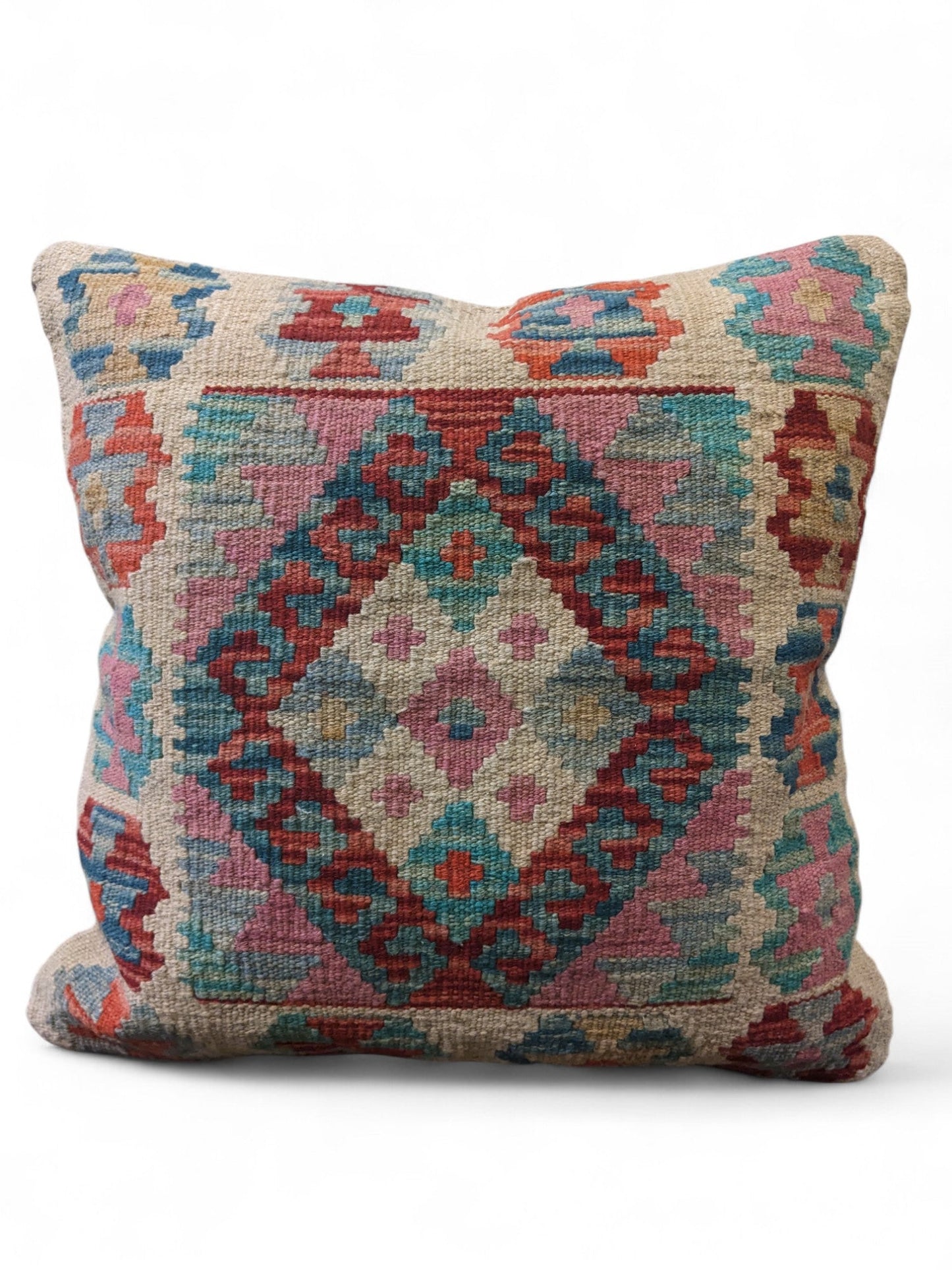 Afghan Kilim Cushion Cover - 45 x 45 cm