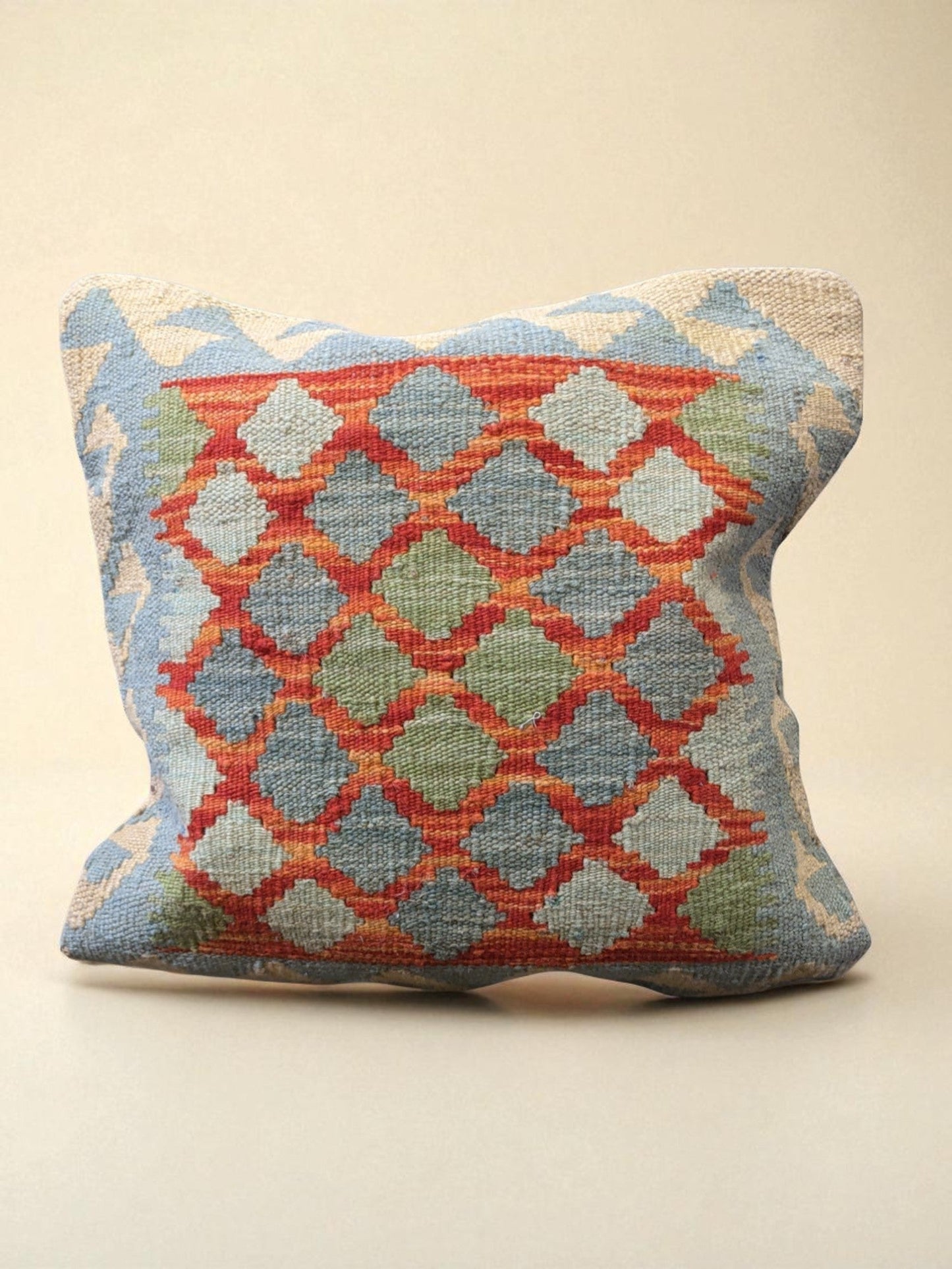 Afghan Kilim Cushion Cover - 45 x 45 cm