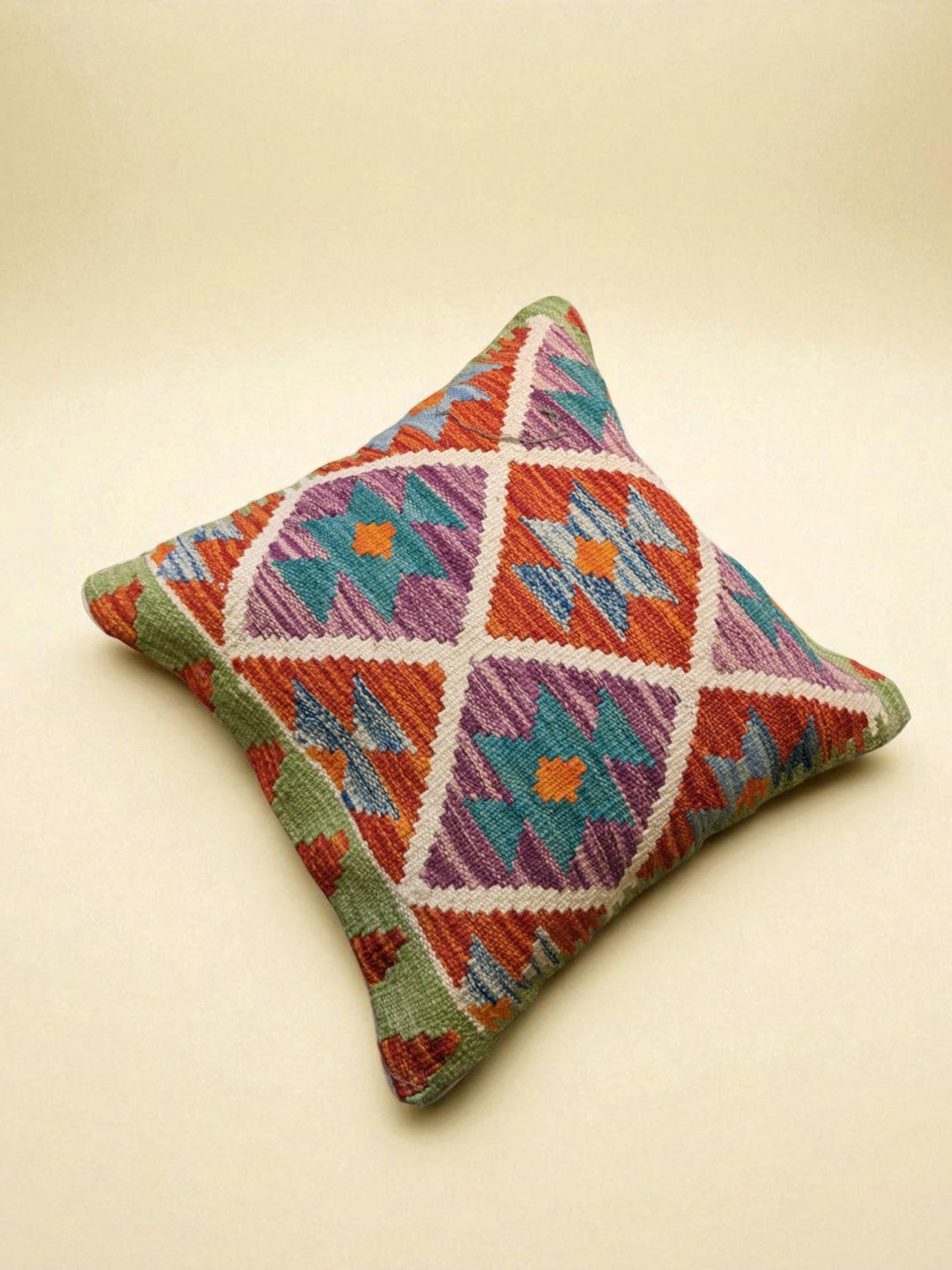 Afghan Kilim Cushion Cover - 50 x 50 cm