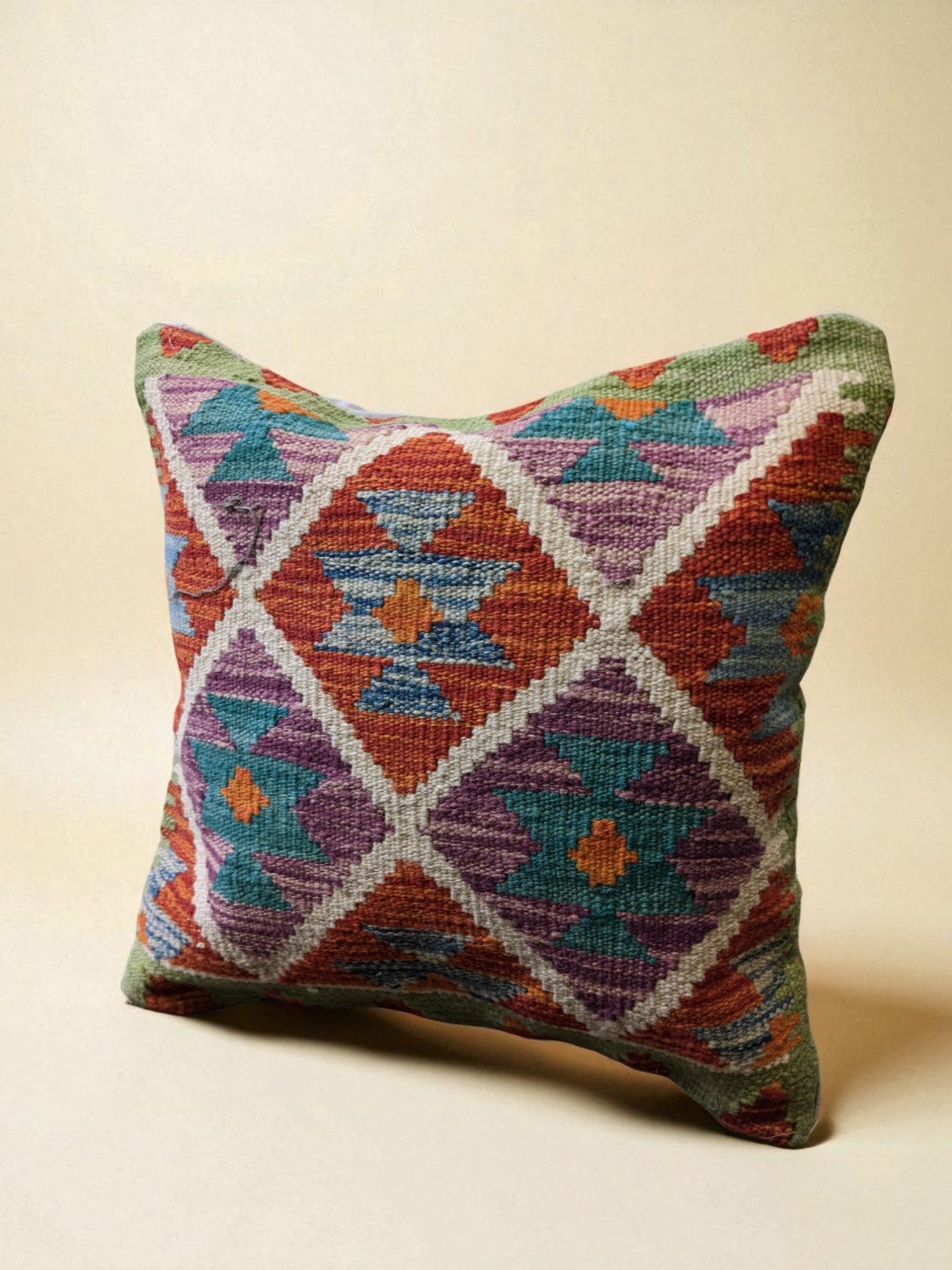 Afghan Kilim Cushion Cover - 50 x 50 cm