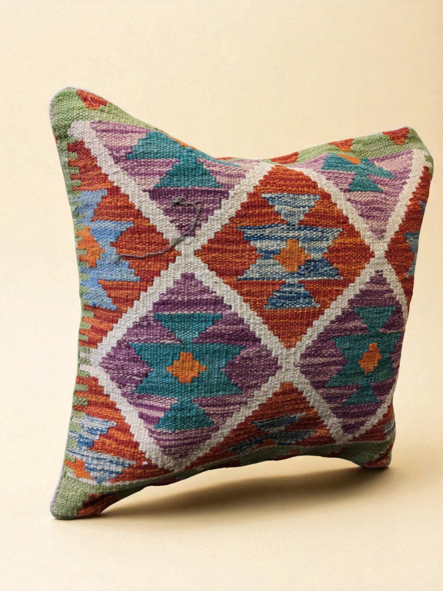 Afghan Kilim Cushion Cover - 50 x 50 cm