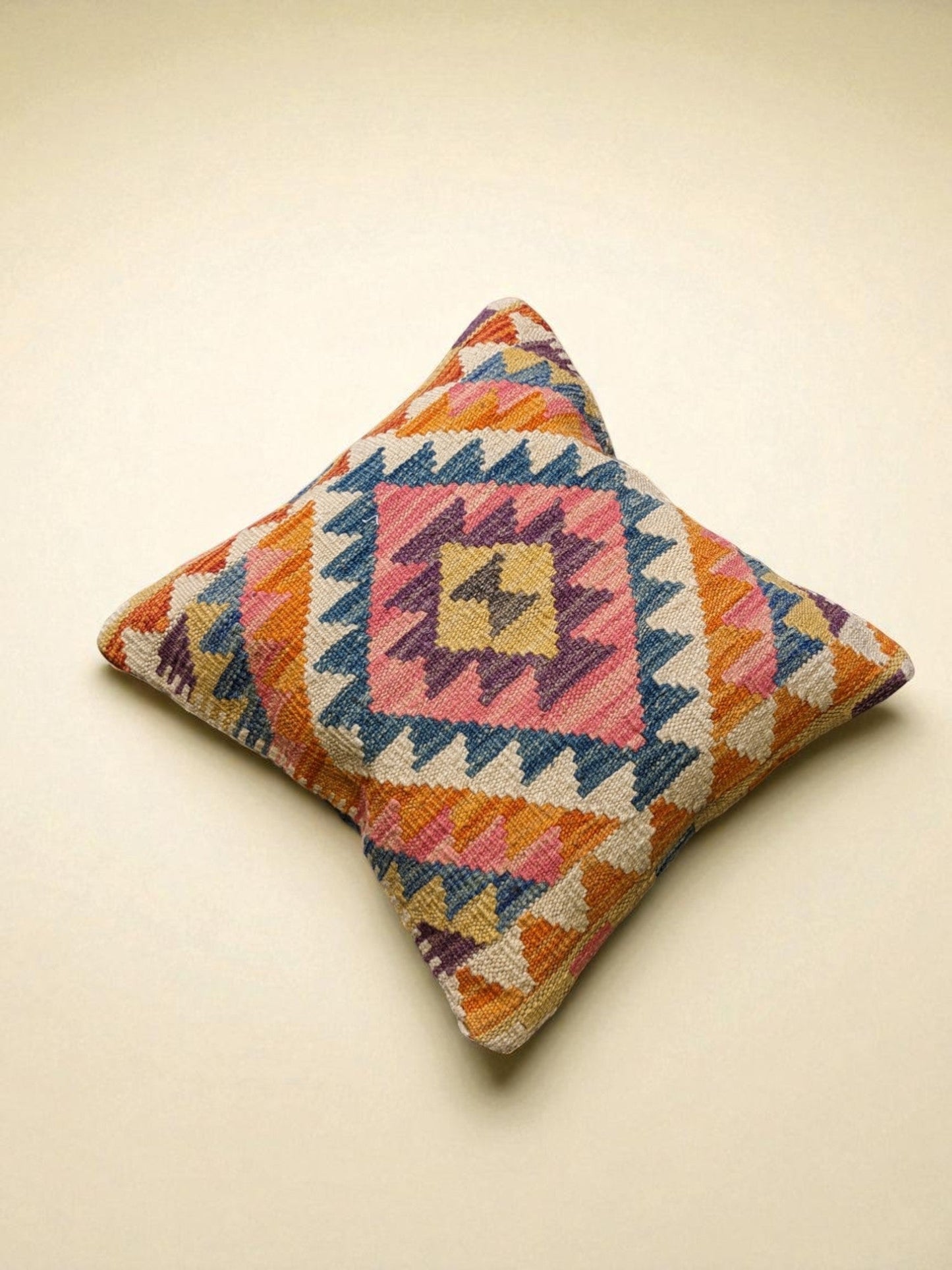 Afghan Kilim Cushion Cover - 45 x 45 cm