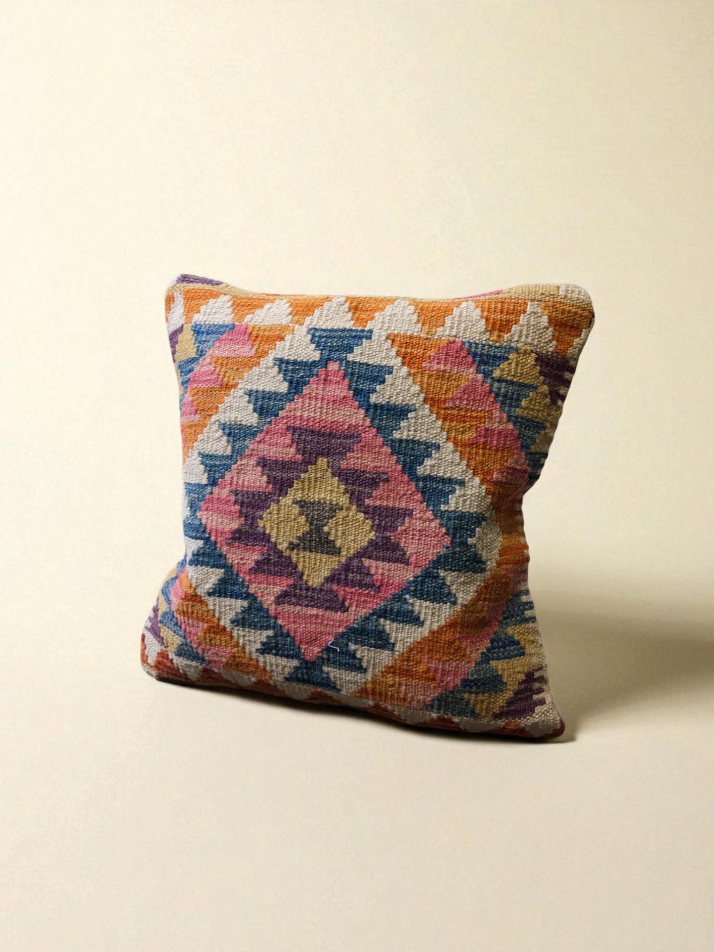 Afghan Kilim Cushion Cover - 45 x 45 cm