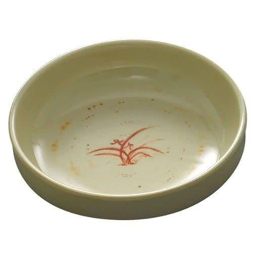Gold Orchid Round Flat Melamine Bowl 177ml / 6oz - Pack Of 12