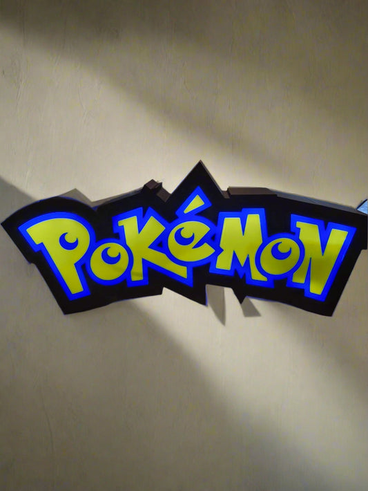 Pokémon LED Lightbox – battery powered fan art display