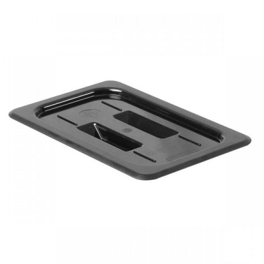 GN 1/4 Polycarbonate Gastronorm Lid Black