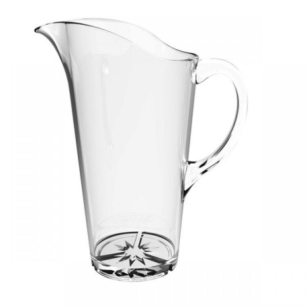 Polycarbonate Water Pitcher 2Ltr with Starburst Base