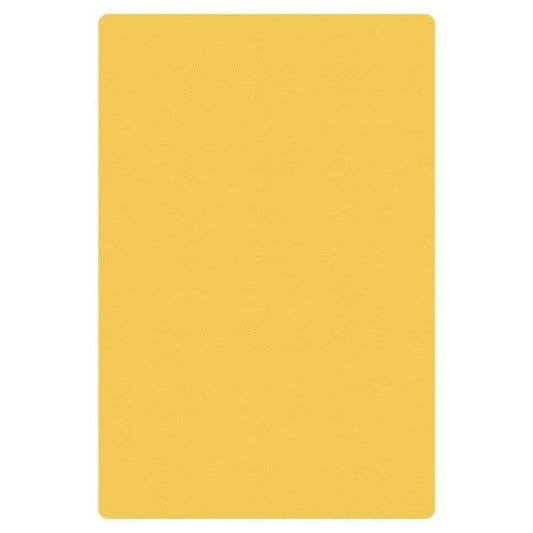 High Density Polyethylene Yellow Chopping Board 457x305x13mm