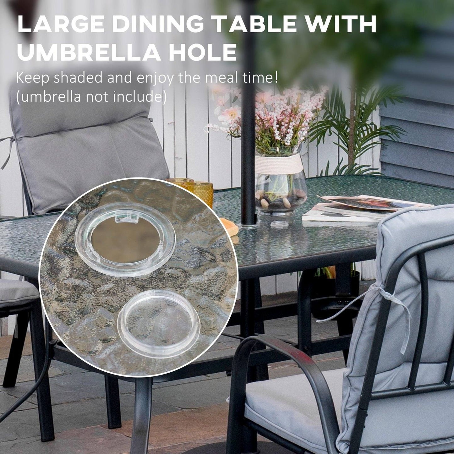 7Pieces Garden Dining Set
