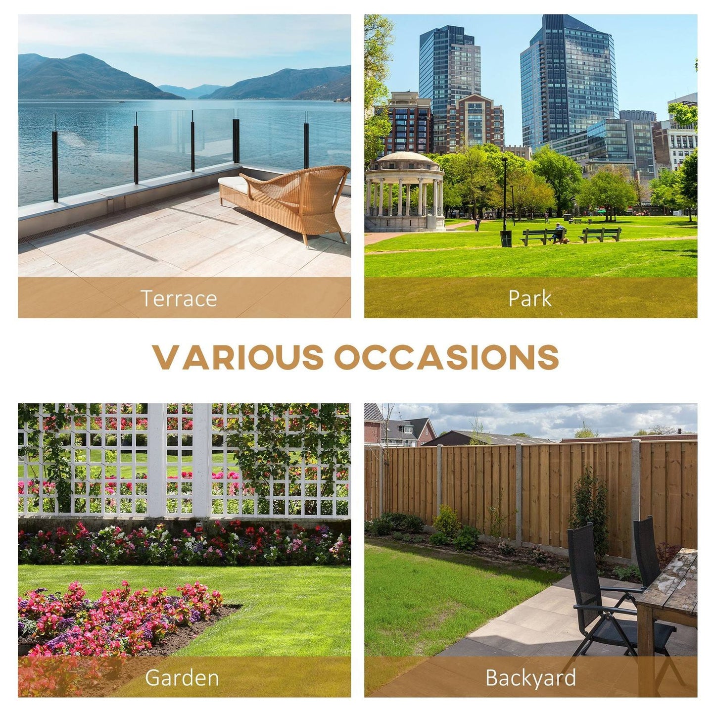 2 Seater Wood Garden Storage Bench