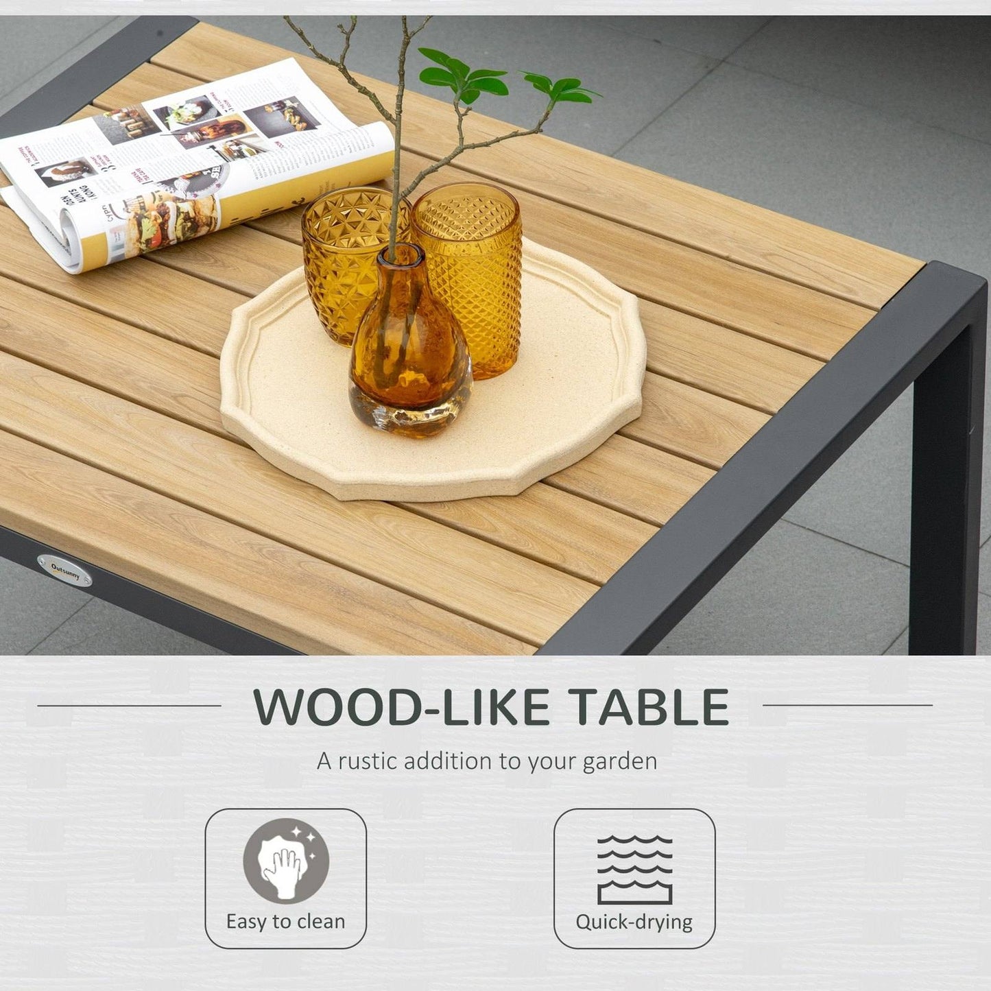 4-Piece Garden Sofa Set with Padded Cushions