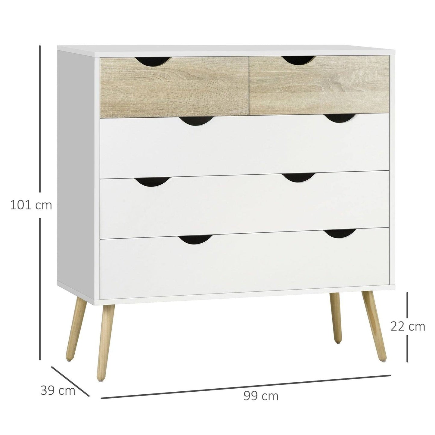Nordic Style Chest Of Drawers