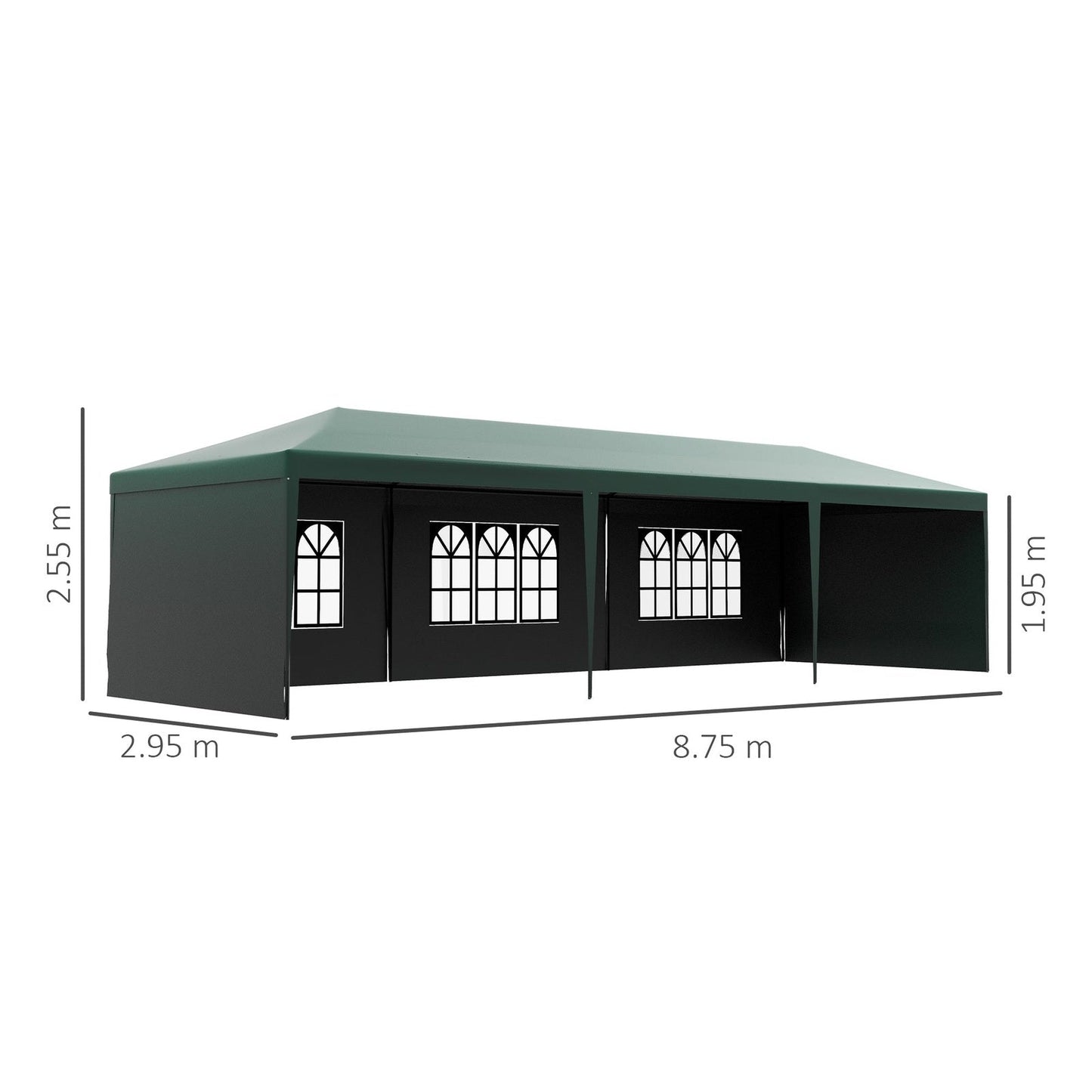 9 x 3m Garden Gazebo