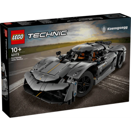 LEGO Technic 42173 Koenigsegg Jesko Absolut Grey Hypercar for Ages 10+