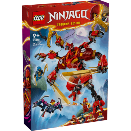 Lego Ninjago 71812 Kai's Ninja Climber Mech Playset for Ages 9 and Up