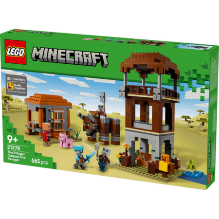 Lego Minecraft 21278 The Pillager Outpost and Ravager for Ages 9 & Up