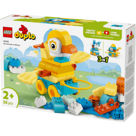 Lego Duplo Town 10448 3 in 1 Animals on Wheels Set for Ages 2 and Up