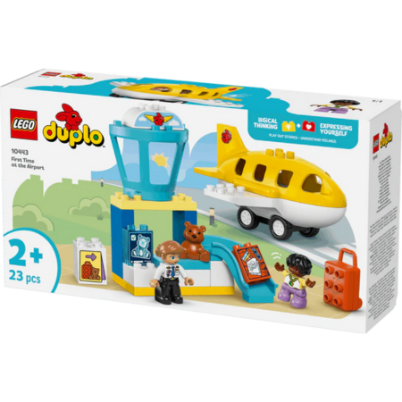 Lego Duplo Town 10443 First Time at the Airport Set for Ages 2 and Up