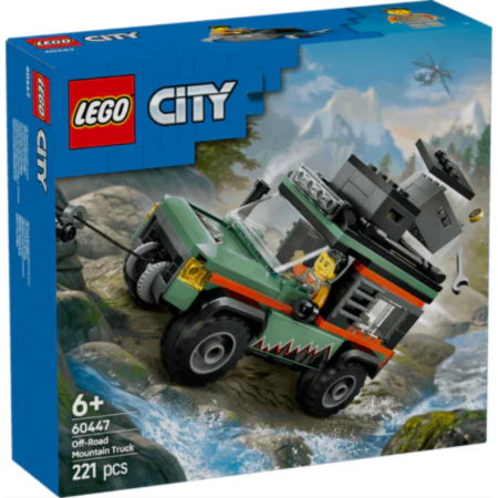 Lego City 60447 Off-Road 4x4 Mountain Truck Playset for Ages 6 and Up