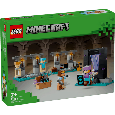 Lego Minecraft 21252 The Armoury Buildable Toy Playset for Ages 8 & Up