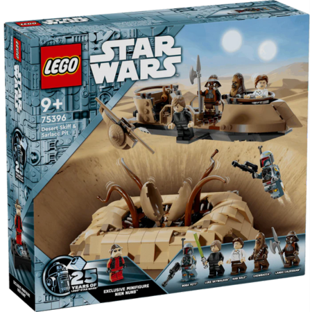 LEGO Star Wars 75396 Desert Skiff & Sarlacc Pit Playset for Age 9 & Up
