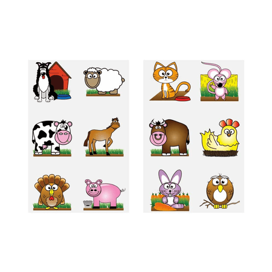 Wholesale Farm Temporary Tattoos - (CDU of 96)
