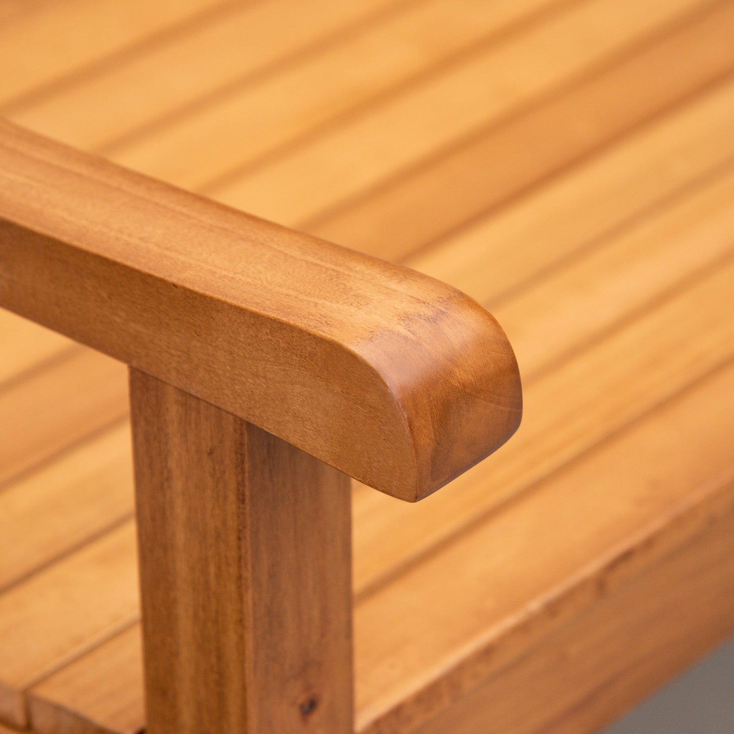 2 Seater Wooden Garden Bench Outdoor Patio Loveseat for Yard