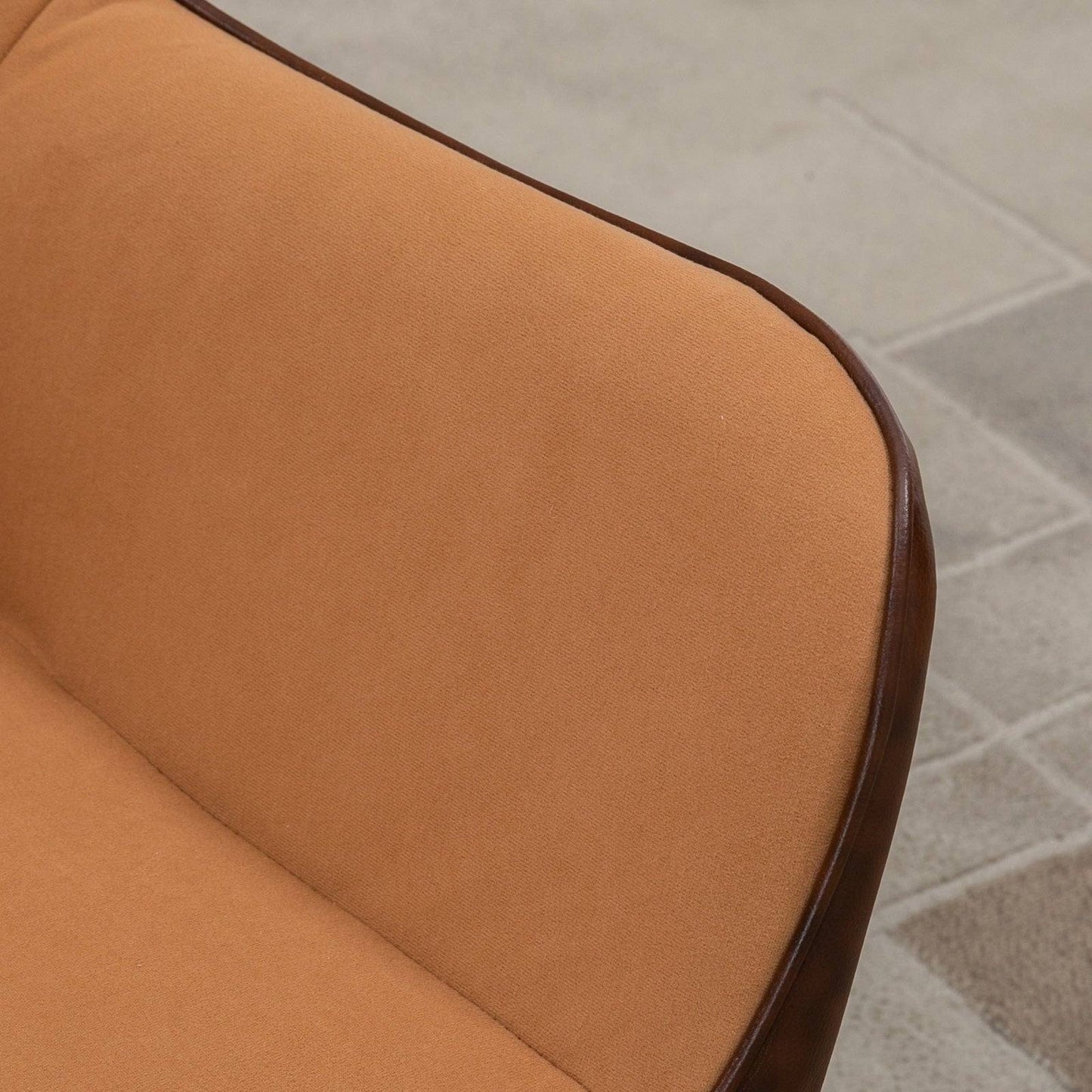 Modern Velvet Armchairs with Gold Steel Legs