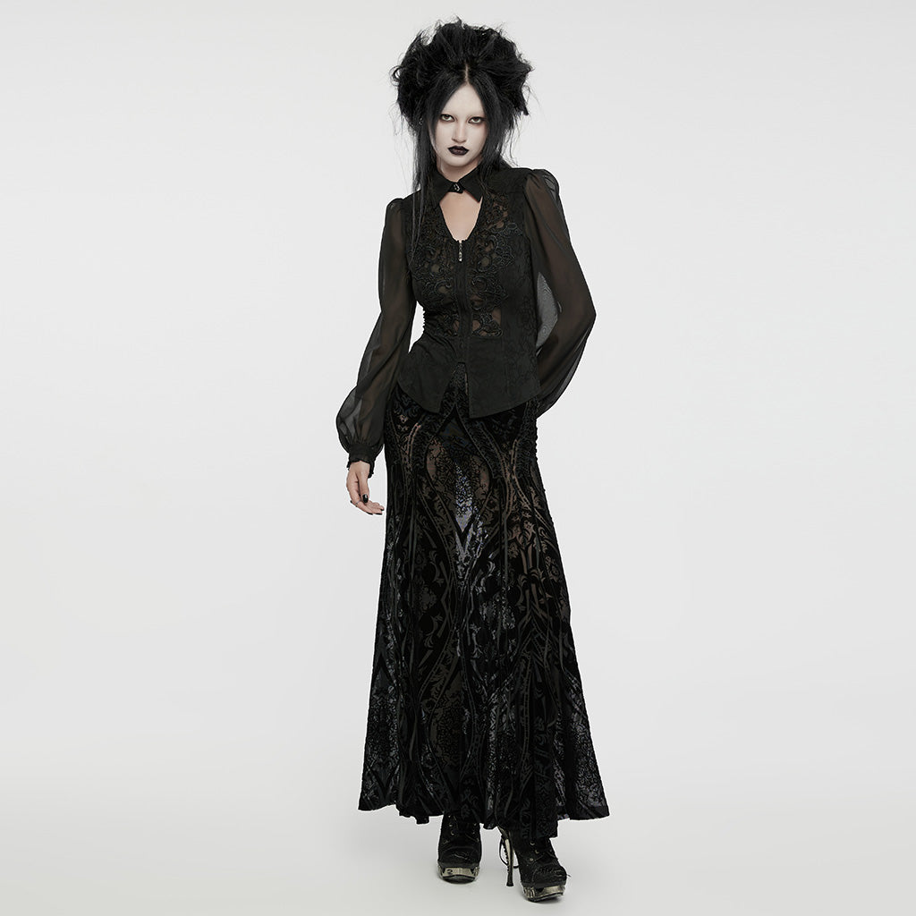 Punk Rave Cimarron Gothic Keyhole Shirt