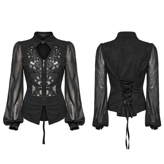 Punk Rave Cimarron Gothic Keyhole Shirt