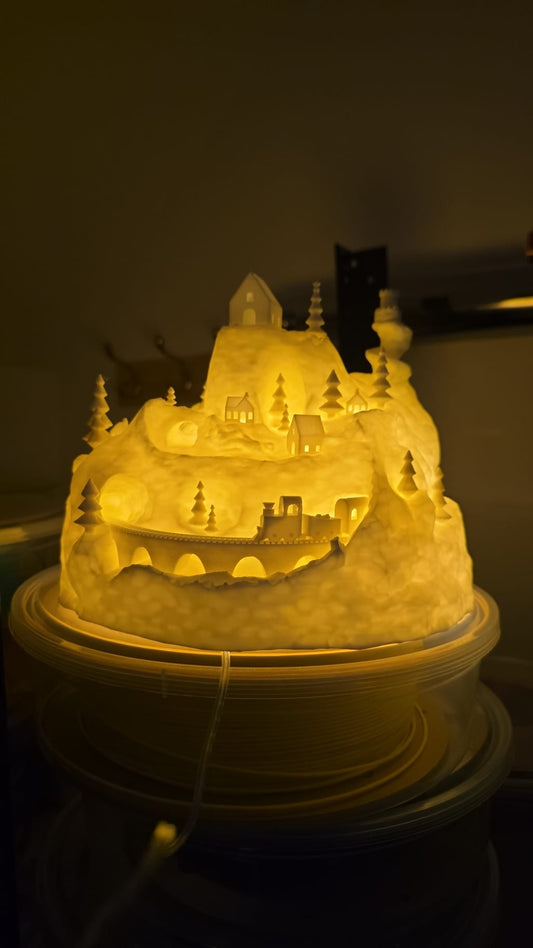 Here are some ideal alt text options for your Christmas Village product images—optimized for accessibility and SEO, while keeping your brand tone clean and festive:

🖼️ Alt Text Suggestions
For a snowy cottage or building:
3D printed Christmas cottage with LED tea light glow, snowy roof and festive detailing
For a full village scene:
Handcrafted 3D printed Christmas village display with LED-safe buildings and winter decor
For a close-up of one item:
Detailed 3D printed holiday house designed for LED tea li