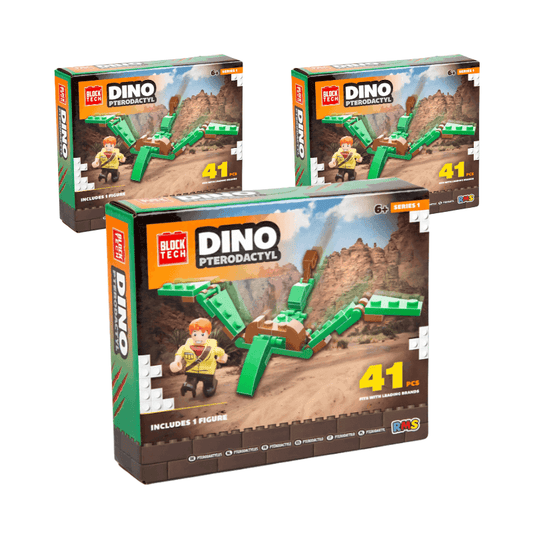 Wholesale Block Tech Dino Pterodactyl Set - (Case of 12)