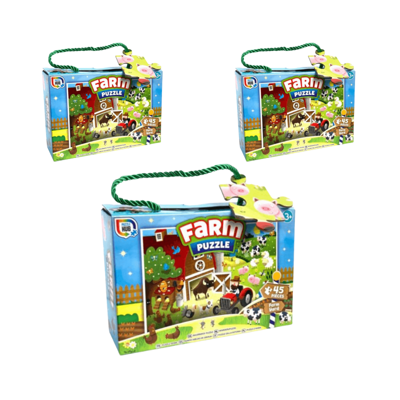 Wholesale 45 Piece Farm Jigsaw - (Case of 12)