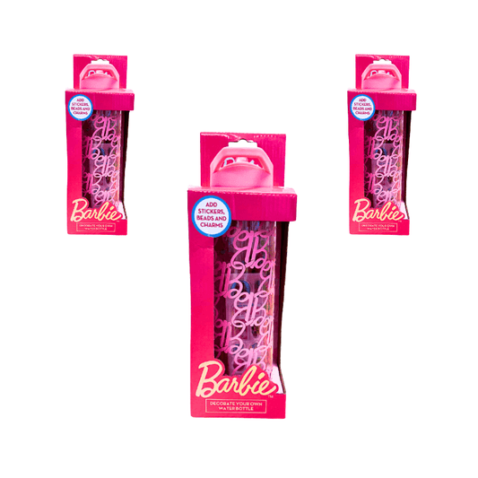 Wholesale Barbie Extra Decorate Your Own Water Bottle - (Case of 6)