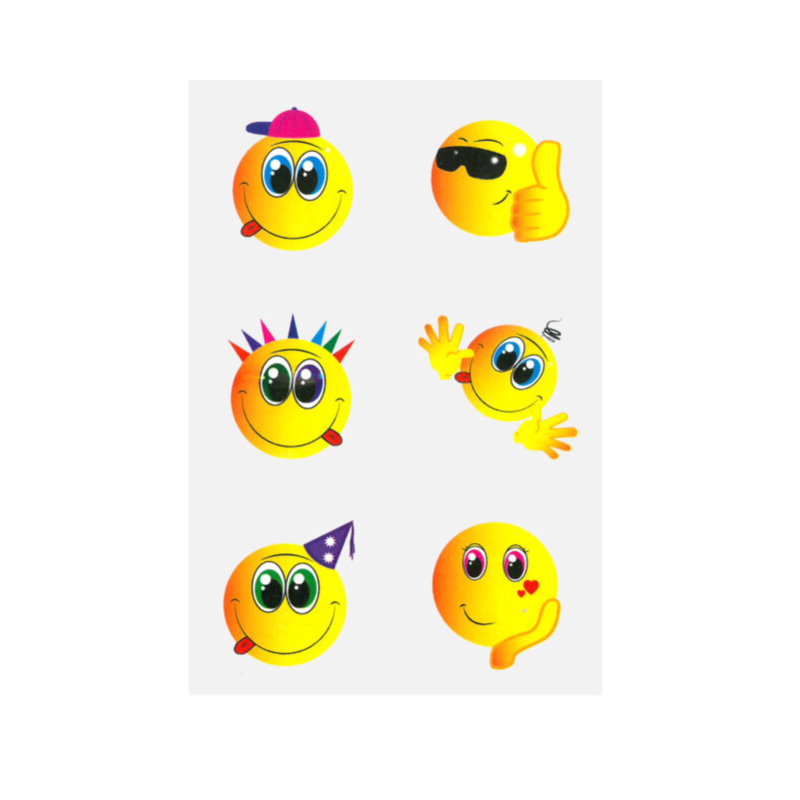 Wholesale Smile Temporary Tattoos - (CDU of 96)
