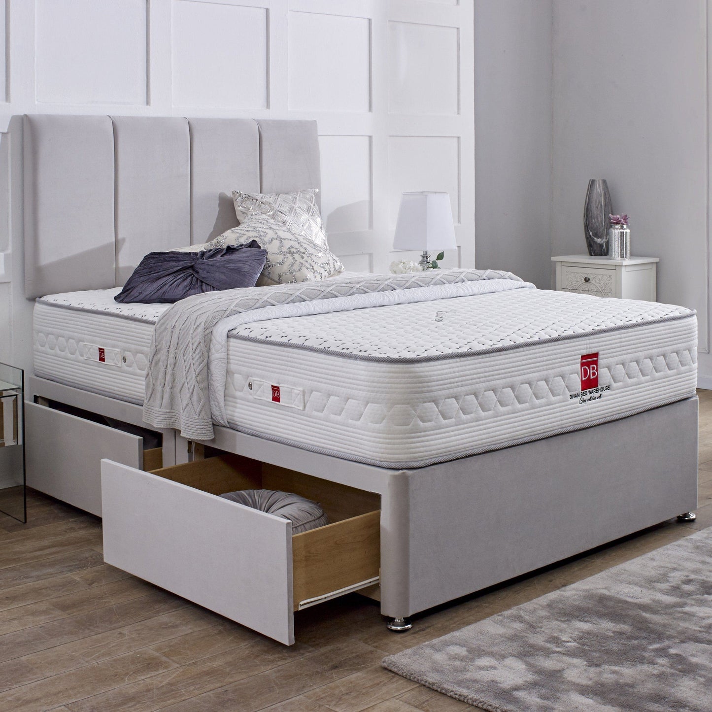 Worcester Divan Bed Set with Headboard