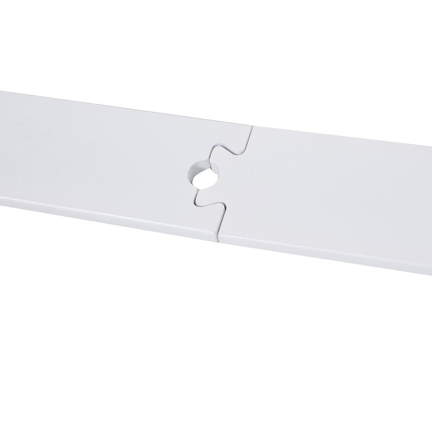 6FT Rustic Interior Sliding Barn Door Mounting Hardware Kit - White