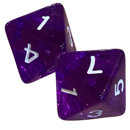 Amethyst Dice D8 (SINGLE)