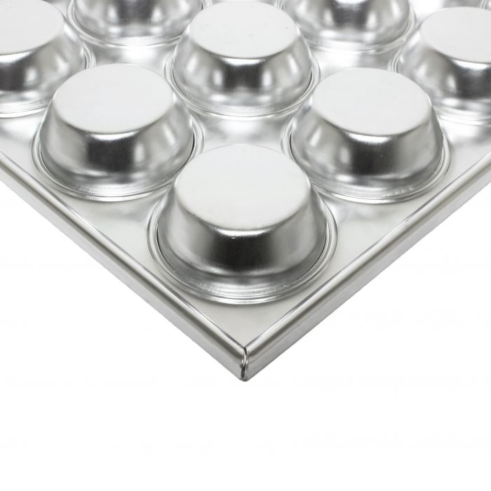 Aluminium 24 Cup Muffin Pan 104ml - 3 ½oz
